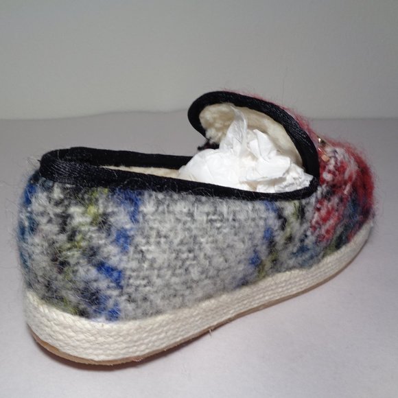 Steve Madden Size 7 M PAXTYN Red Plaid New Loafers - Picture 10 of 14